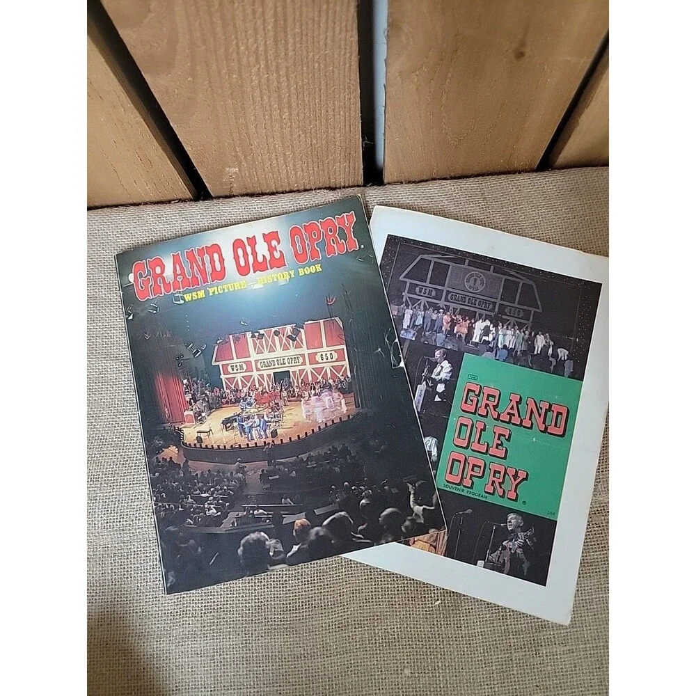 Grand Ole Opry WSM 1982 Nashville Picture History Book Country Music 1983 Prog